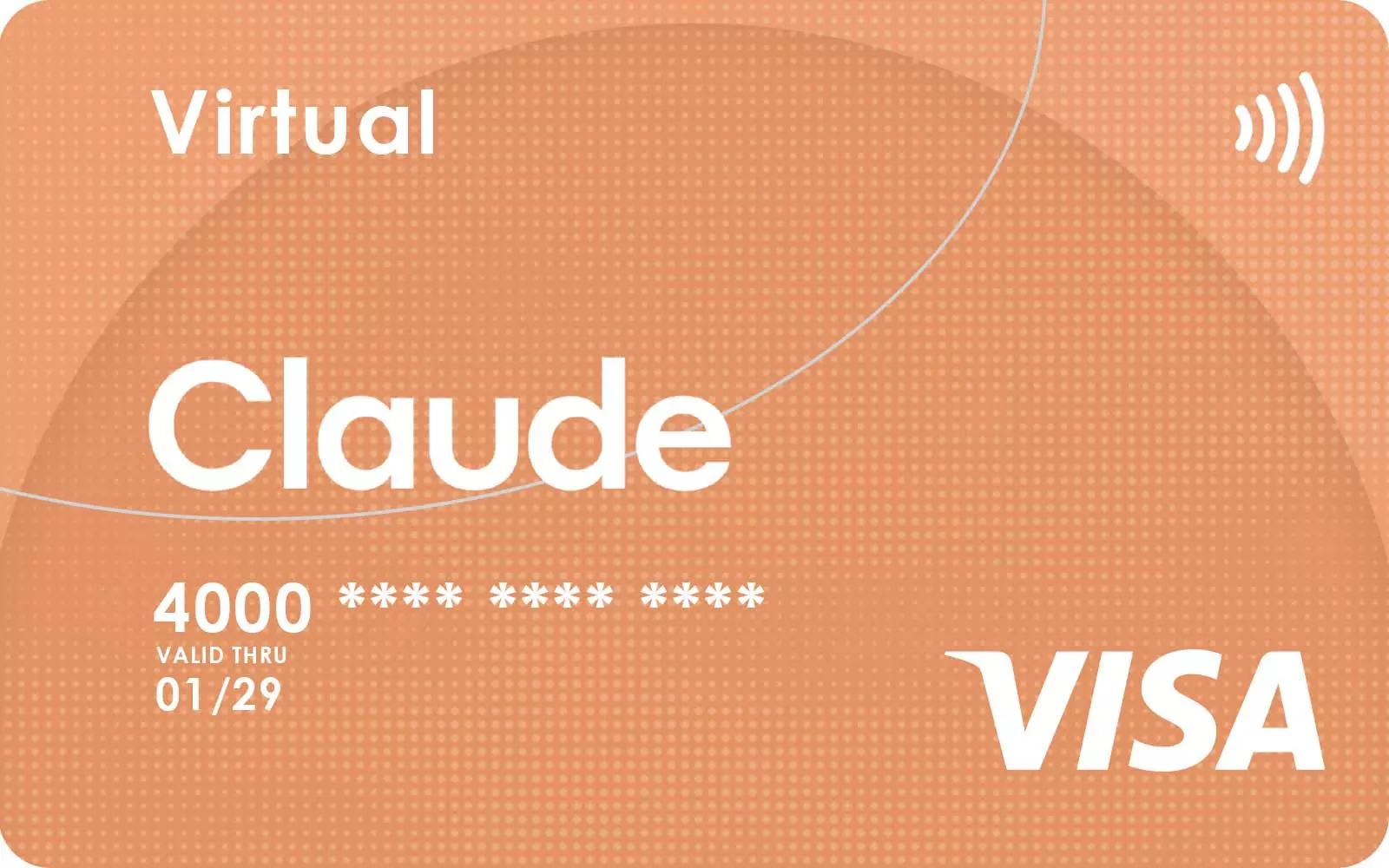 ویزا کارت Claude