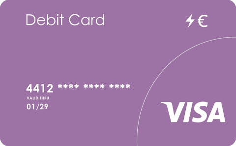 خرید دبیت کارت مجازی یورو (قابل شارژ)